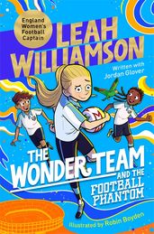 Book cover for The Wonder Team and the Football Phantom